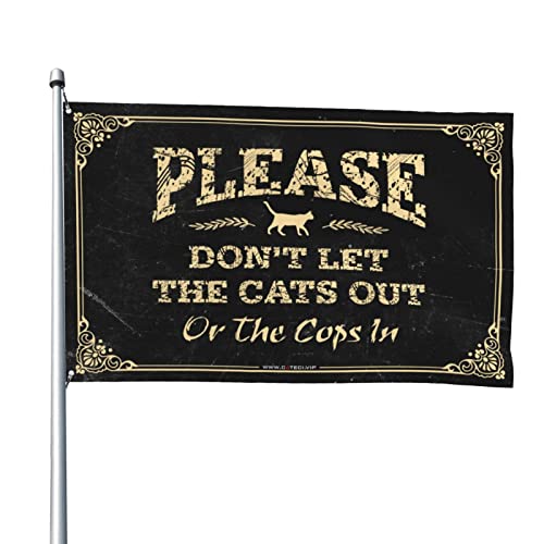 Drapeau For The Boys message humoristique géant 152x244 cm style vintage