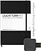 Leuchtturm1917 329398 Notizbuch (A5, Dotted, 80g/qm) 249 Seiten schwarz + PenLoop Stiftschlaufe schwarz