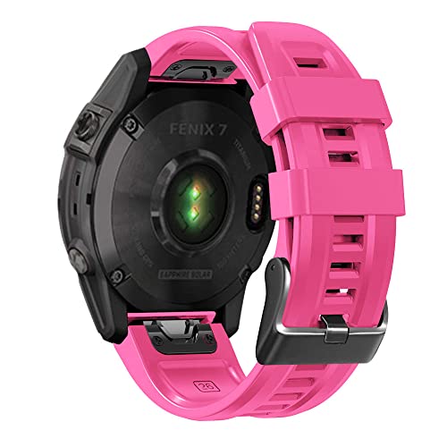 Bracelet de montre en silicone 26-22mm pour Garmin Fenix 7X 6X 5X