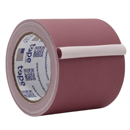 Image of WOD GTC12 Gaffer Tape, Burgundy Low Gloss Finish Film, 4 inch x 60 ft. (Pack of 12) Residue Free, Non Reflective Cloth Fabric, Secure Cords, Water Resistant, Photography, Filming Backdrop
