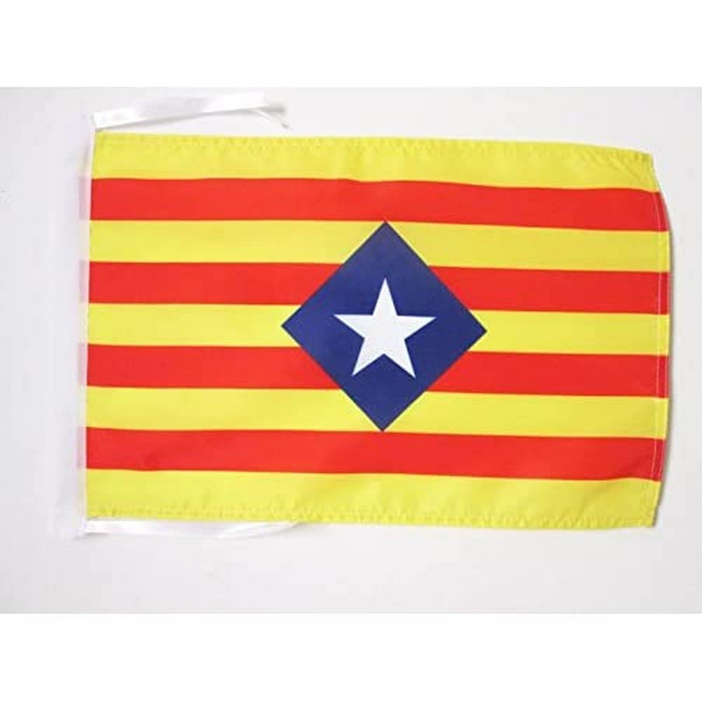 AZ FLAG, Catalonia Estelada Blava historic Flag, 18'' x 12''