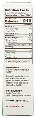 Jovial Whole Grain Brown Rice Elbows Pasta - Pasta Elbows, Elbows Pasta, Whole Grain Pasta, Organic Pasta, Gluten Free, Dairy Free, Brown Rice Pasta, Made In Italy - 12 Oz #TOP6