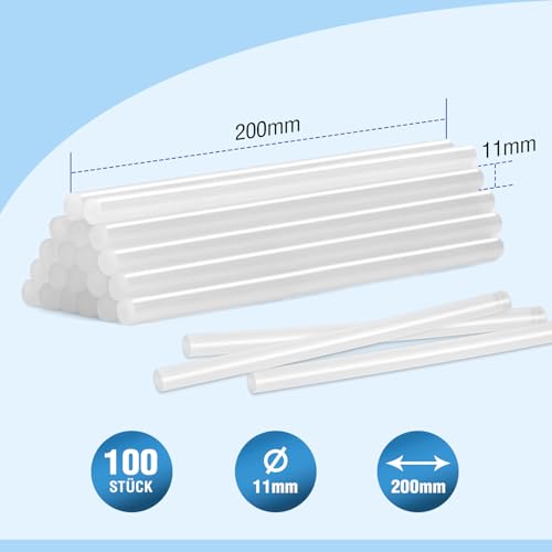 WORKPRO 100tlg. Klebesticks Set, 11 x 200 mm – Ansicht 2