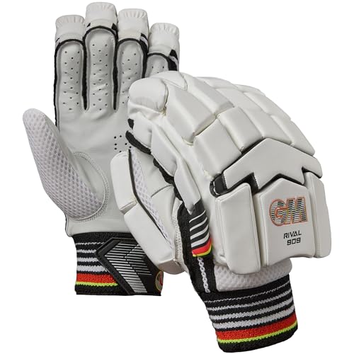 Gants de batteur de cricket GM Rival 909 légers 350g pour jeunes