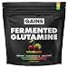 Gains in Bulk L-Glutamine, Gluten Free Glutamine Powder for Muscle Recovery and Growth, Post Workout Support, Amino Acid Supplement, Promotes Protein Synthesis, Non GMO, Cherry Limeade, 30 Servings
