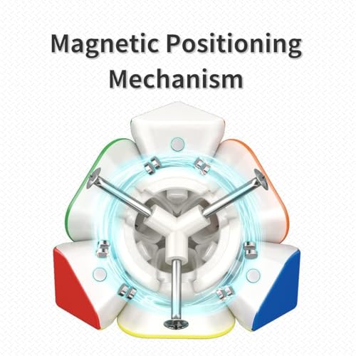 Image of HAWKISTER Kid Moyu Rs Magnetic Skewb 2022 Stickerless Magic Speed Cube Puzzle Toy (Magnetic Version)