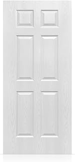 34 in. x 82 in. 6 Panel Hollow Core White Oak Finished PVC Composite Interior Door Slab