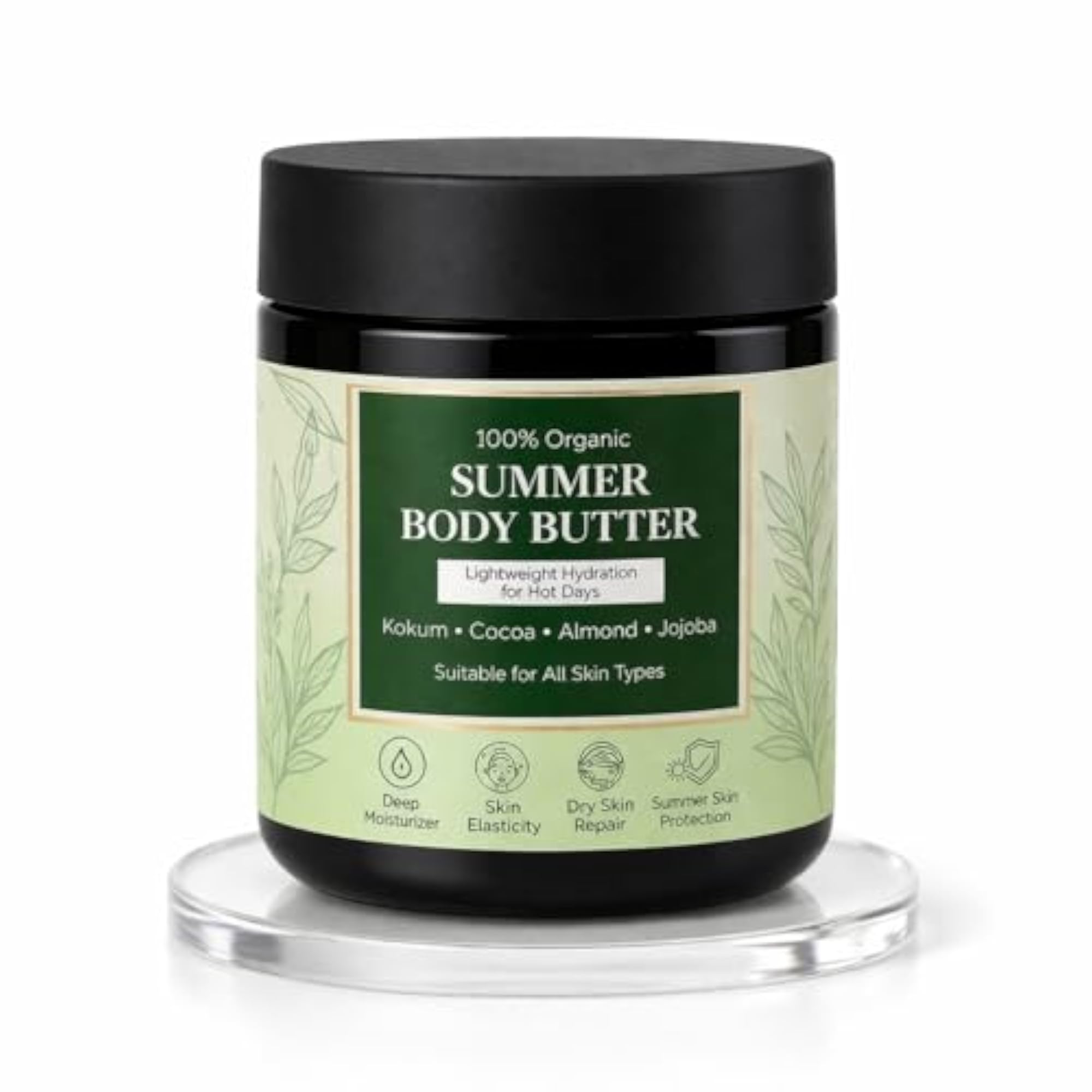 Organic Body Butter for Dry Skin, Deep Moisturizer