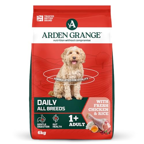 Arden Grange Adult Dry Dog Food Chicken and Rice, 6 kg