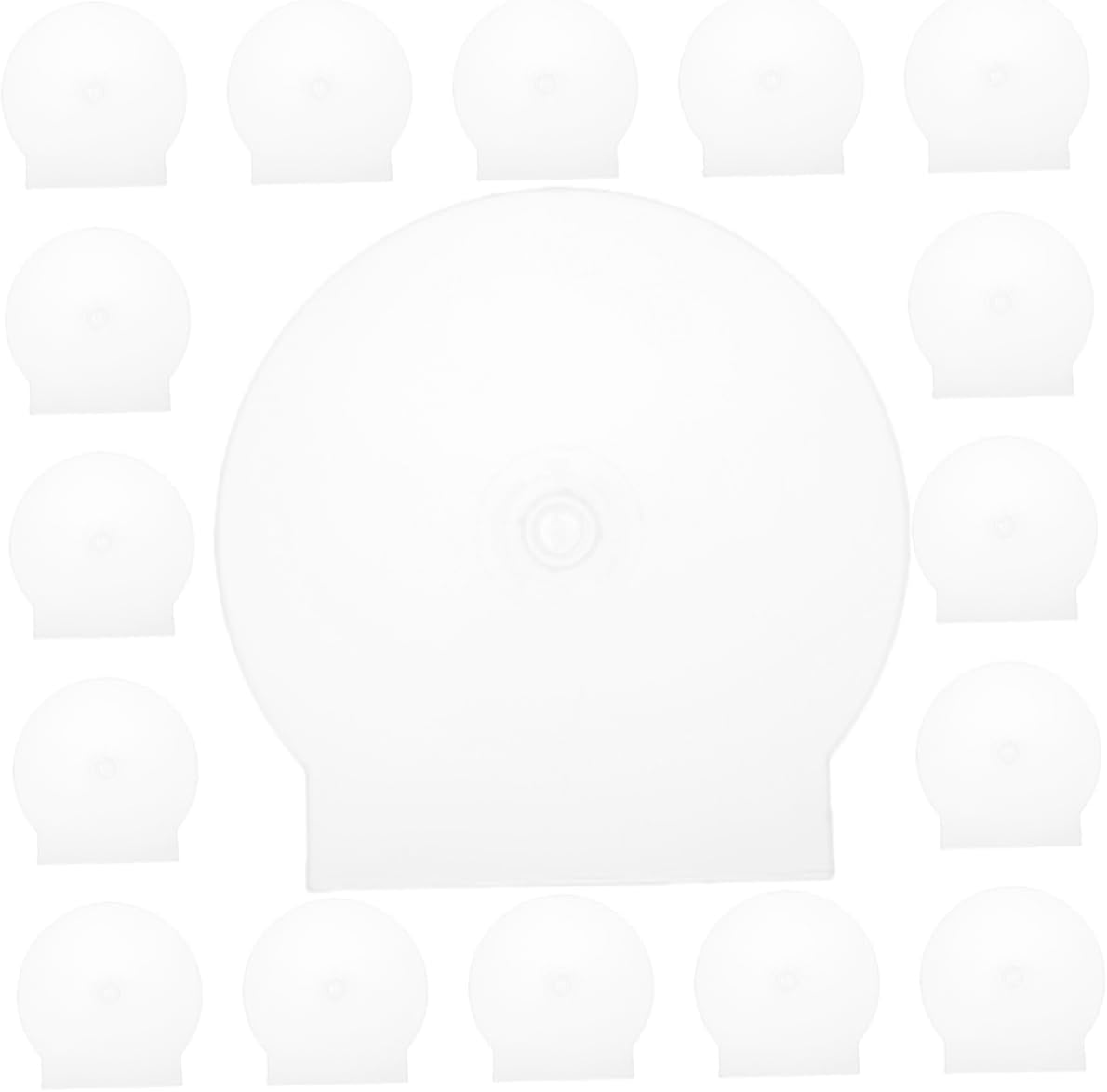 50pcs Thick CD Case Holder Portable DVD Storage Box Plastic CD Jewel Case Disc Organizer for Home and Travel