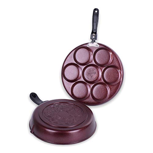Image of Sumeet Nonstick Granite Finish PACER Cookware set (Multi Snack Maker - 7 Cavity - 26.5cm Dia + Round Grill Pan 25.5cm Dia)