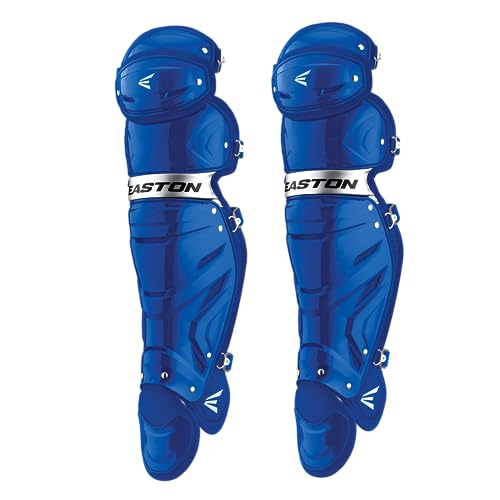Easton | GAMETIME Catcher's Leg Guards | Adult | ROYAL