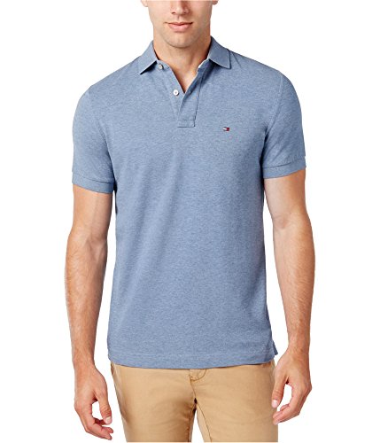Image of Tommy Hilfiger Men's Big & Tall Short Sleeve Cotton Pique Shirt in Classic Fit