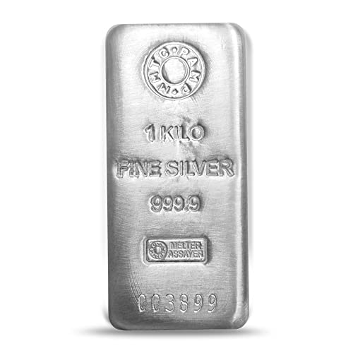 Image of MMTC-PAMP (999.9) Purity 1 kg Silver Casted Bar
