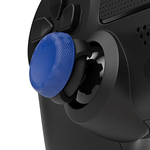 Image of SCUF Control Thumbstick Grips - 4 Pack with 2 Bases - Tactic - Joystick Thumb Grips For Xbox One and Xbox Series X & S, PS4, PS5, Nintendo Switch Pro Controller - Blue