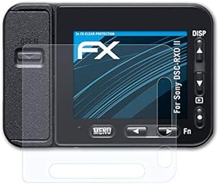 atFoliX Screen Protection Film compatible with Sony DSC-RX0 II Screen Protector, ultra-clear FX Protective Film (3X)