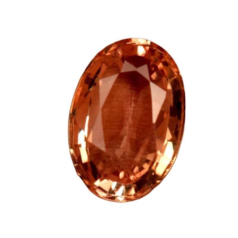 Saphir Padparadscha naturel ovale pour créer votre bague de fiançailles