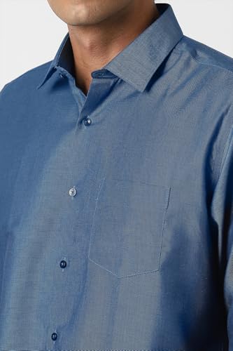 Image of Van Heusen Men's Formal Regular Fit Shirt (8907522456075 Vhsf1M7687744 44 Blue)
