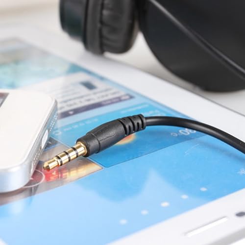 Audífonos con micrófono cable 3.5mm ajustable plegable miniatura 5