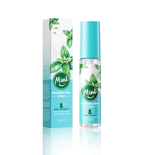 Spray Bucal Refrescante – Frutas y Menta,Contra el Mal Aliento,Aliento Fresco en Segundos,Refrescante y Portátil,para Niños y Adultos