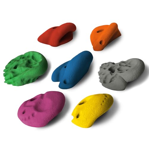 ALPIDEX 7 Klettergriffe XL | Henkelgriffe | Extra Große Griffe |...