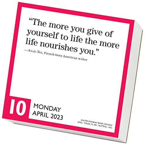 Keep Calm And Carry On Page-A-Day Calendar 2023: 365 Quotes, Slogans, And Mottos For 2023 #TOP3
