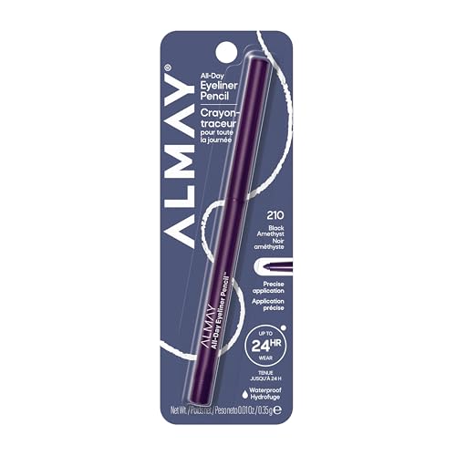 Almay All-Day Eyeliner Pencil, Smudge Proof, Waterproof Eye Makeup, Hypoallergenic, Built-In...