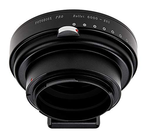 Image of Fotodiox Pro IRIS Lens Mount Adapter Compatible with Rollei 6000 Lenses to Canon EOS EF /EF-S Cameras