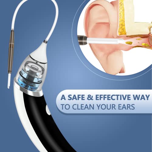 Evnrh Ear Vacuum Wax Remover Replacement Ear Spoons, 10 Pcs Replacement Silicone Ear Spoons For Ear Wax Vacuum, Soft Ear Wax Removal Vacuum, Reusable Ear Wax Vacuum Removal, Electric Ear Vacuum #TOP1