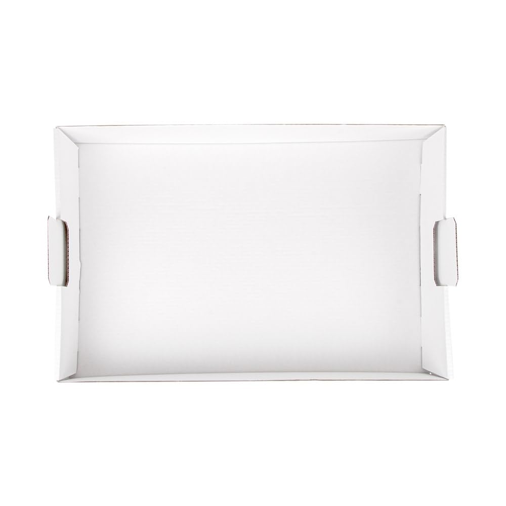 García de pou Plateaux Regrouper 54,5X38,5X9,5 Cm Blanc Carton - 50 unités