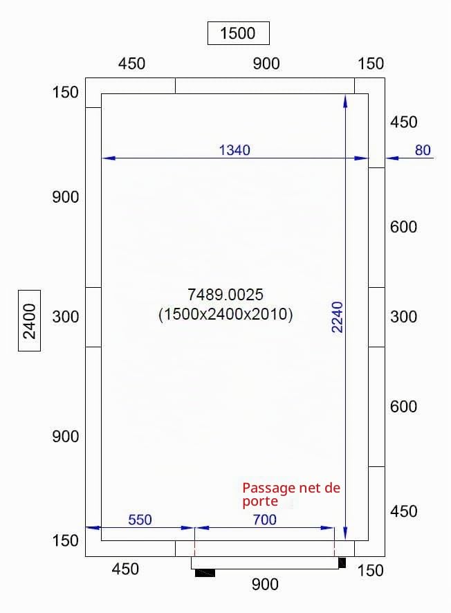 CombiSteel Professional Cold Room - Height 2010 mm