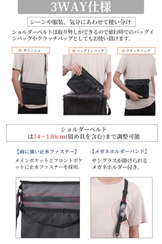 CARRY ALL BEFORE ONE 多機能 サコッシュ ショルダーバッグ の商品画像 3