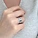 Silverly Anillo Hombres Mujeres Plata de Ley 925 Unisex Martillado Pulido Palabra Honor Simple 8mm Imagen de Silverly Anillo Hombres Mujeres Plata de Ley 925 Unisex Martillado Pulido Palabra Honor Simple 8mm