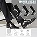 Timntts Men's Boy's Seamless Dress Socks-Comfort Lightweight Business Cotton Crew Sock 3-6 Pack (US, Numeric, 15, Regular, Regular, Black)