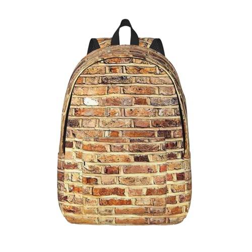 Sac à dos de voyage ergonomique avec compartiment pc portable brique