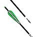 TIGER ARCHERY 20inch Hunting Archery Carbon Arrow Crossbow Bolts with 4