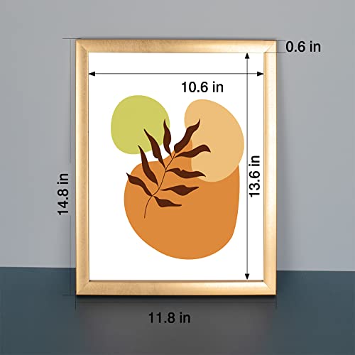 Annecy 11X14 Picture Frames 4 Pack, Distressed Gold Rustic Photo Frame For Wall Mounting, 11 By 14 Pictures Frames Set Of 4 Perfect For Home Decor And Office Decor #TOP2