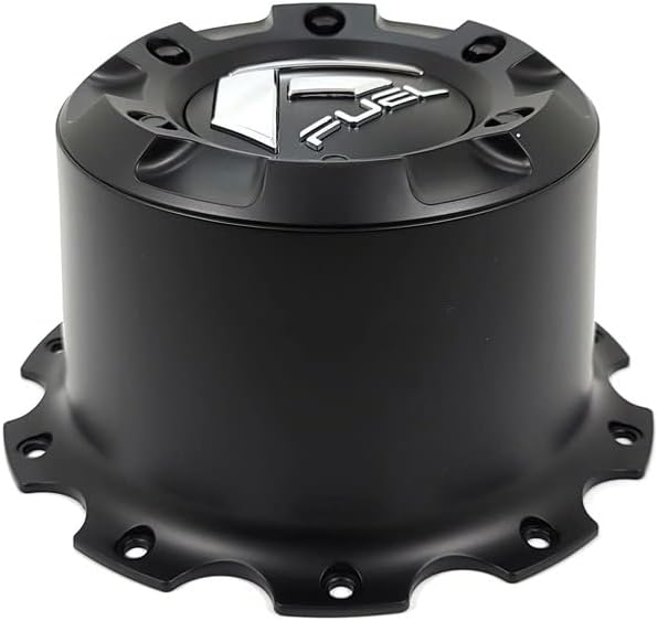 Fuel 1PC FUEL DUALLY 10X225 REAR CAP-MATTE BLK - 1004-63MB