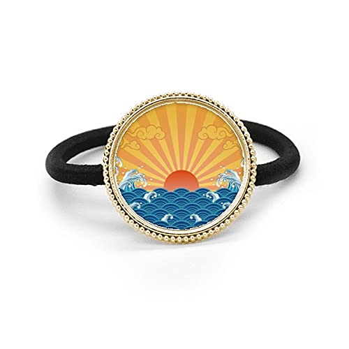 Élastique à cheveux en métal argenté Sun Cloud pour attacher sans douleur