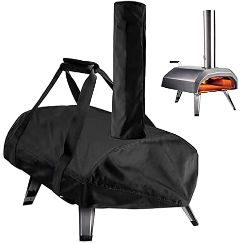 Raweao Pizza Oven Cover for Ooni karu 12 Carry Cover Outdoor Pizza Oven Cover, 500D Oxford Waterproof Dustproof Pizza Oven Accessories Cover