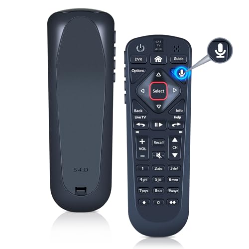WDZP New Voice Remote Control Replacement Compatible with Dish Upgraded 54 Series 54.0 54.1 54.2 54.3 UHF Remote Controller