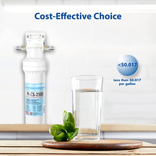 Apec Water Systems Cs-2500 Ultra High Capacity Undersink Water Filtration System Premium Quality Us Made Filter #TOP7