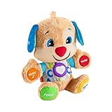 fisher price hunde Fisher-Price Laugh and Learn Smart Stages Puppy kommt mit 75 Liedern, Sounds, Melodien und Sätzen. Das Lernspielzeug von Fisher-Price ermöglicht es Kindern, Wörter, Formen, Zahlen und Buchstaben zu lernen