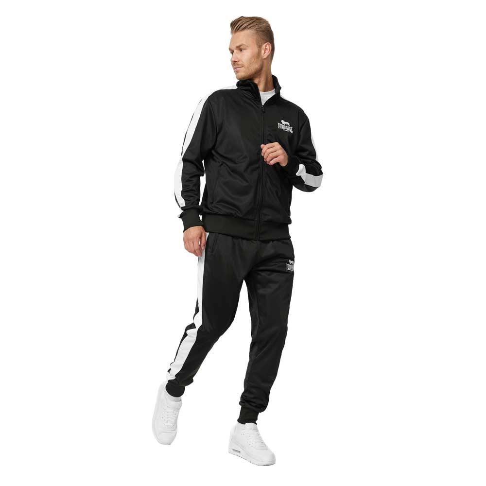 Lonsdale Men's Pember Jogging Suit, Black, XXXL