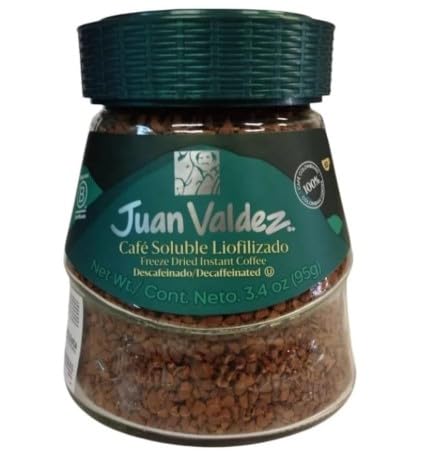 Set Café Colombiano Liofilizado Soluble J. Valdez Sabores Dulce de Leche Avellana Original y Descafeinado - Pack de 4
