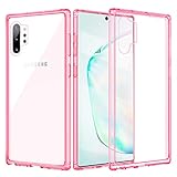 TiMOVO Cover Designed for Galaxy Note 10 Plus Case/Galaxy Note 10+ 5G Case, Slim PC Hard Panel + TPU Bumper Shockproof Anti-Scratch Case for Samsung Galaxy Note 10 Plus / 10+ 5G 6.8 inch 2019 - Pink