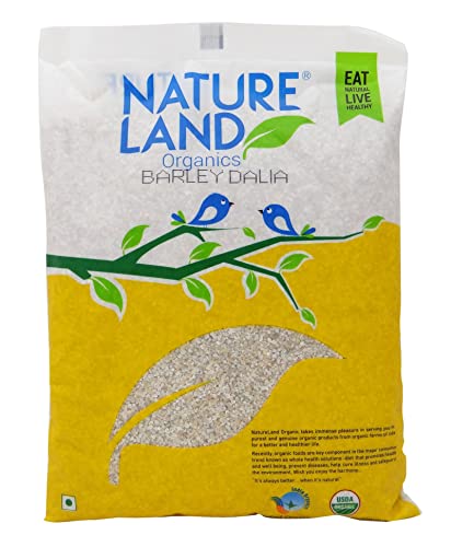Image of Natureland Organics Barley Dalia 500 Gm - Organic Dalia (Pack of 3)