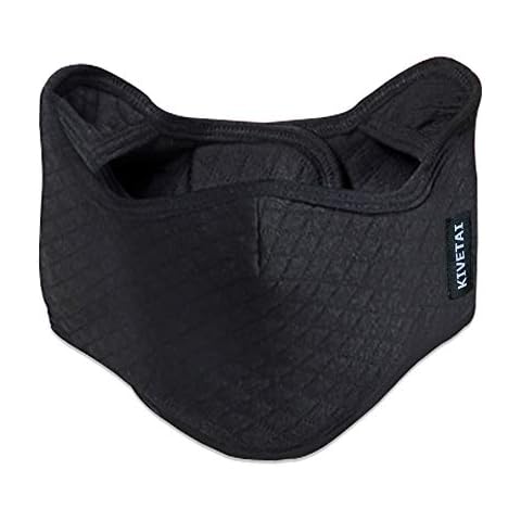 KIVETAI Winter Warmer Half Face Mask with Earmuffs Cover