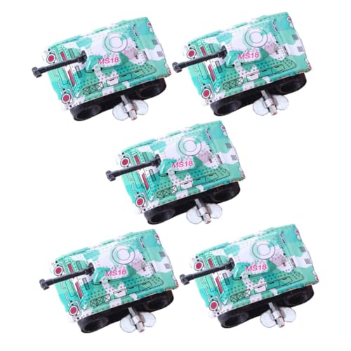 LIOOBO 5Pcs Retro Wind Up Tank for Vintage Clockwork Tanks Tank Modeling Fun Educational to Enhance Creativity and Motor Skills