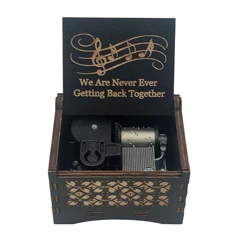 Trails Outdoor We are Never Ever Getting Back Together Music Box Unique Wooden Windup Musical Box...